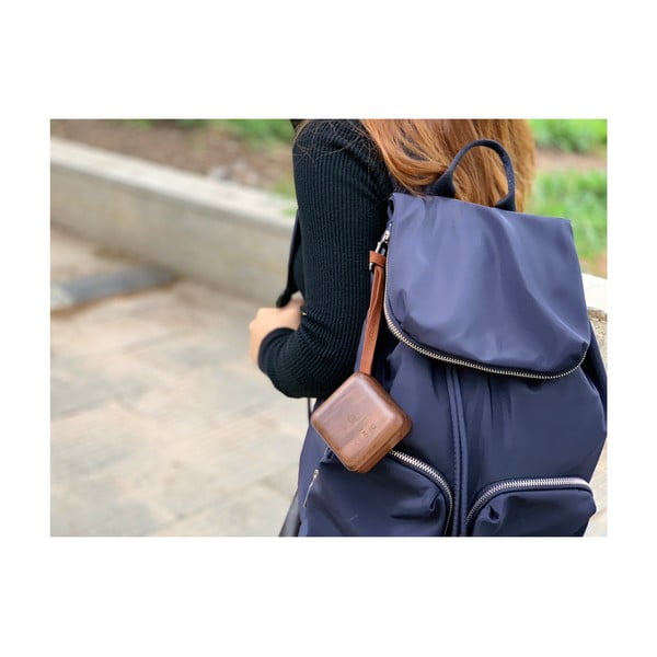 Tmavě hnědý černý bluetooth reproduktor Gingko Square-image-4