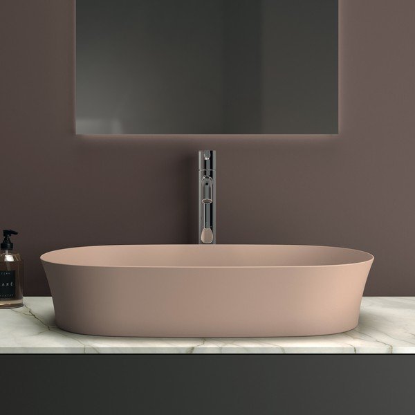 Světle růžové keramické umyvadlo 60x38 cm Ipalyss – Ideal Standard-image-1