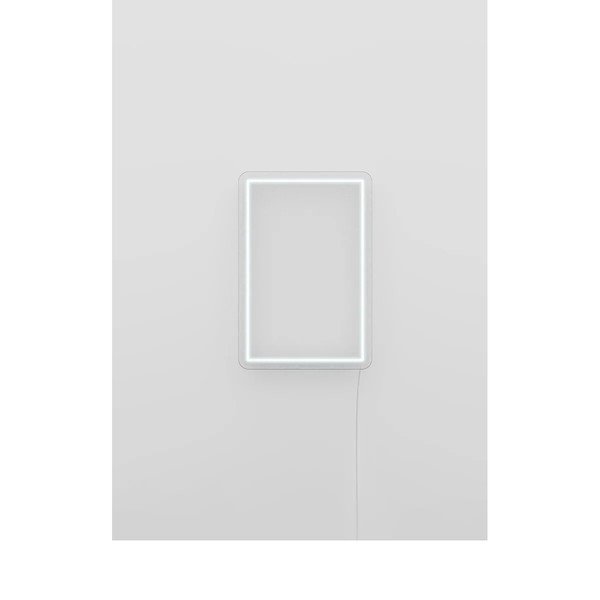 Bílá nástěnná svíticí dekorace Candy Shock Rectangle, 30 x 40 cm-image-3