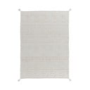 Bílý pratelný ručně tkaný bavlněný koberec 170x240 cm Tribu Natural – Lorena Canals