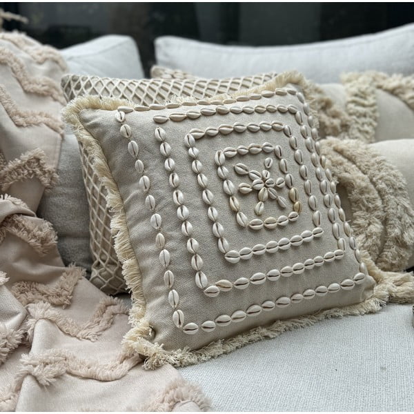 Bavlněný povlak na polštář 43x43 cm Seashells – Mioli Decor-image-3