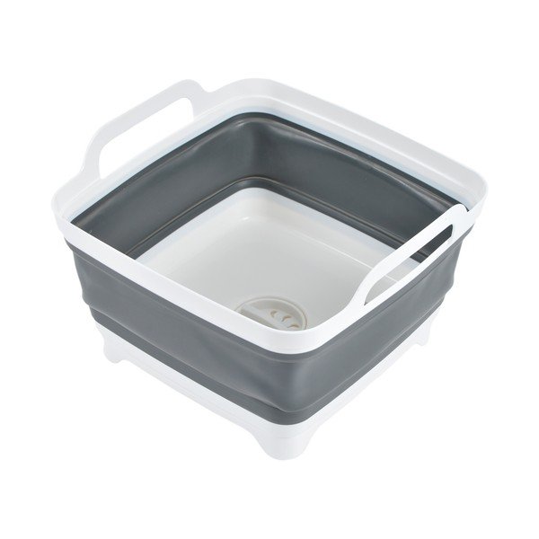 Bílý/šedý lavor 9 l – Homéa