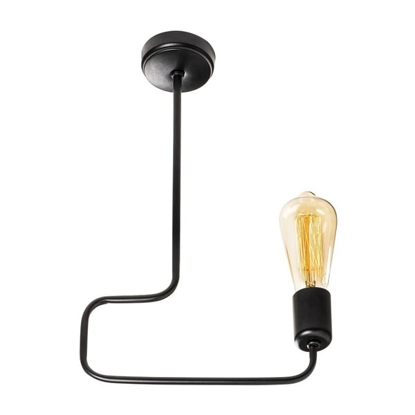 Černé kovové závěsné svítidlo Opviq lights Penelope-image-2