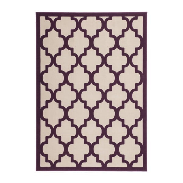 Fialový koberec Kayoom Maroc Sara, 160 x 230 cm