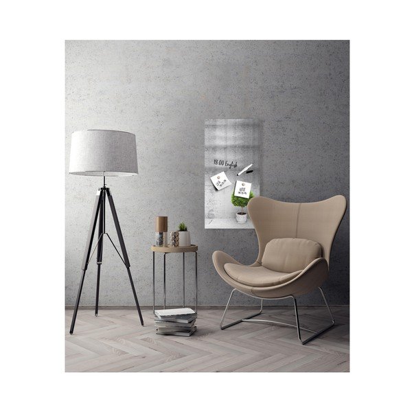 Magnetická tabule Styler Beton, 30 x 60 cm-image-1