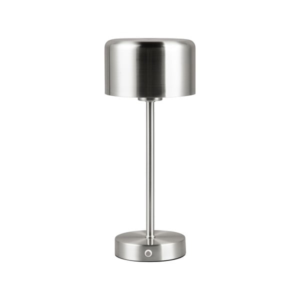LED stmívatelná stolní lampa ve stříbrné barvě (výška 30 cm) Jeff – Trio