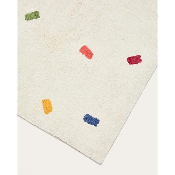 Krémový bavlněný dětský koberec 150x200 cm Epifania – Kave Home-image-2