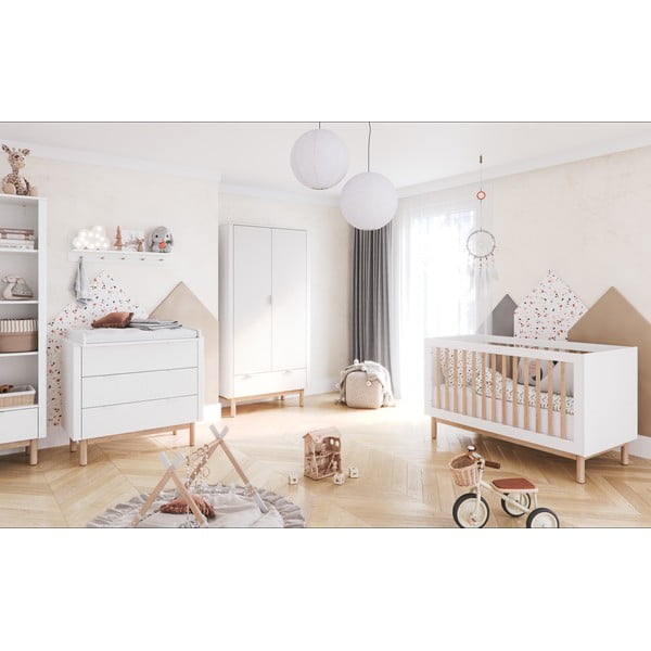 Bílá postýlka 60x120 cm Miloo – Pinio-image-1