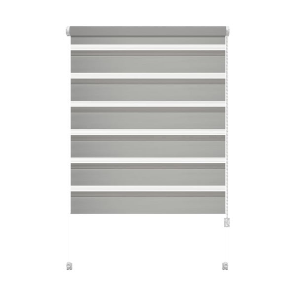 Šedá roleta den a noc 80x150 cm Zebra – Gardinia