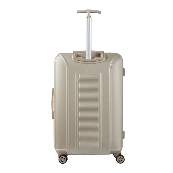 Béžový kufr na kolečkách Murano, 75 x 46 cm