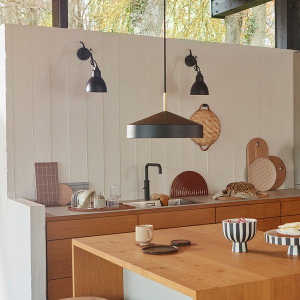 Černé kovové závěsné svítidlo ø 30 cm Hatto – OYOY Living Design-image-2