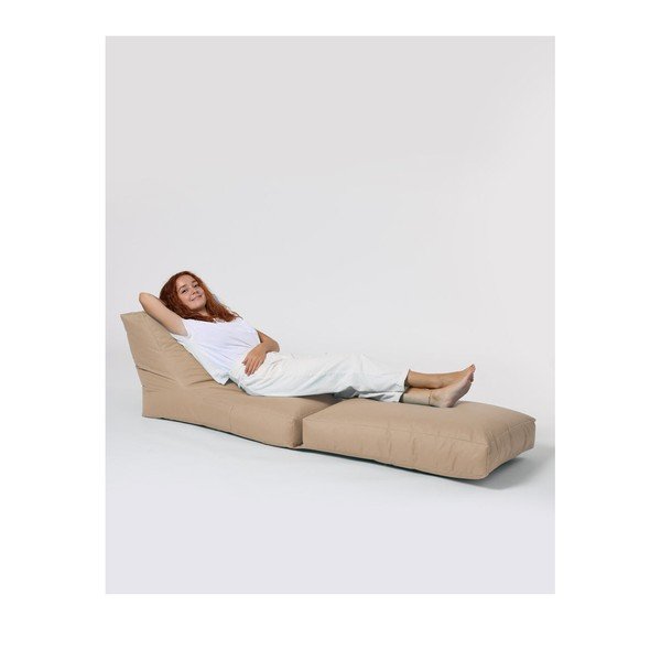 Béžový zahradní sedací vak Siesta – Floriane Garden-image-3