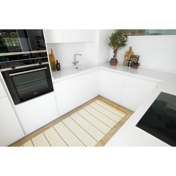 Okrově žluto-krémový vnitřní a venkovní koberec 140x200 cm Belle Ochre – Pappelina-image-3