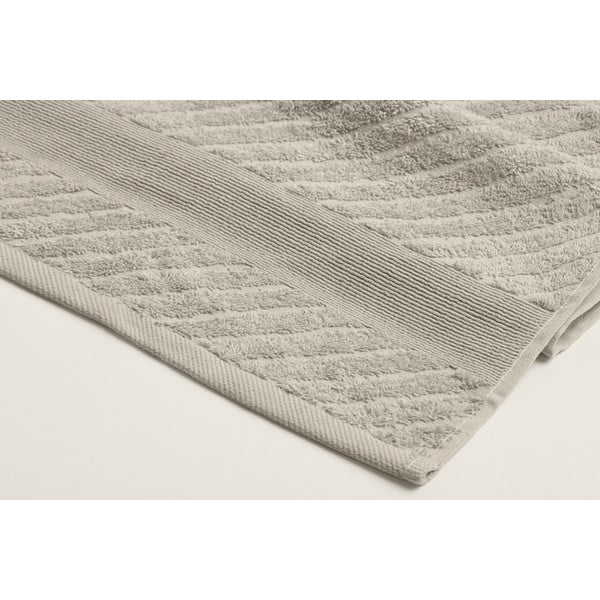 Světle béžové bavlněné ručníky a osušky v sadě 2 ks - Foutastic-image-2