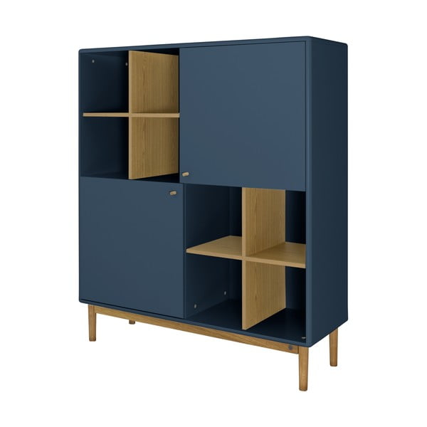 Tmavě modrá knihovna 118x138 cm Color Living – Tom Tailor-image-4