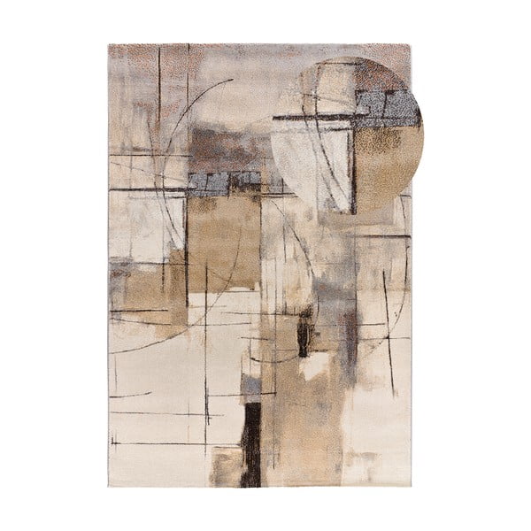 Šedo-béžový koberec 133x190 cm Beruti – Universal