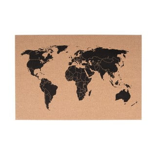 Korková nástěnná mapa PT LIVING World, 60 x 40 cm