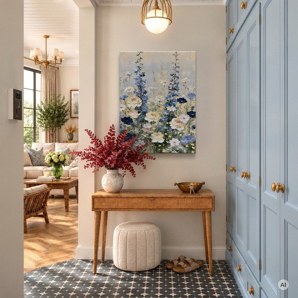 Tištěný obraz na plátně 60x80 cm Blue Meadow – Styler-image-1