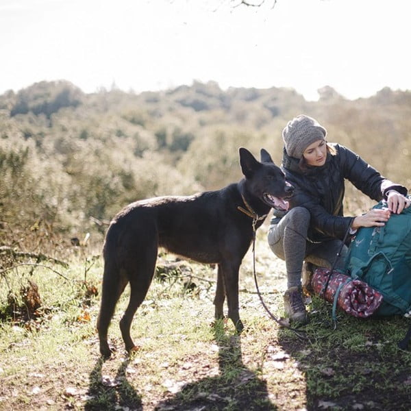 Hnědý cestovní pelíšek pro psa 45x60 cm Outdoor Chill Pad Mocha S – P.L.A.Y.-image-2