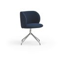 Tmavě modré čalouněné jídelní křeslo Mogi – Teulat