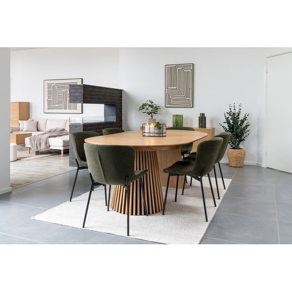 Tmavě zelené jídelní židle v sadě 2 ks Maceda – House Nordic-image-3