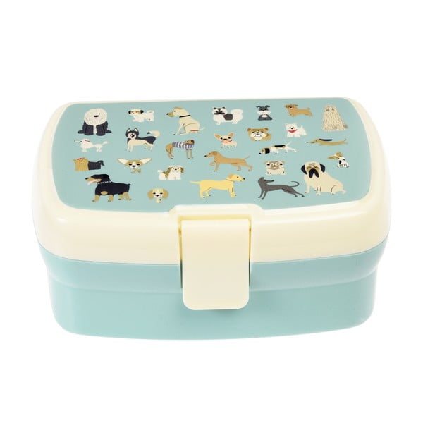 Světle modrý dětský svačinový box Best in Show – Rex London
