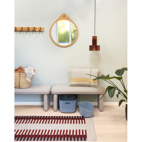 Nástěnný věšák z dubového dřeva v přírodní barvě Nomad – Hübsch-image-2