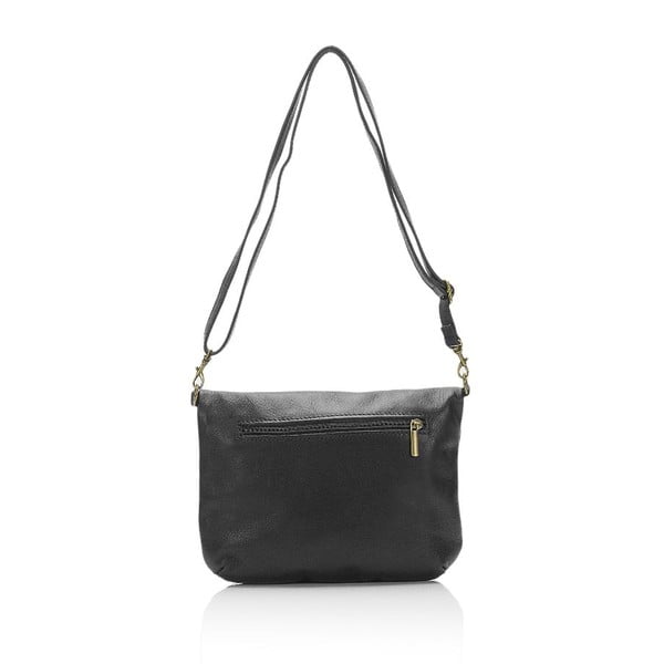 Černá kožená kabelka Lisa Minardi Renae-image-1