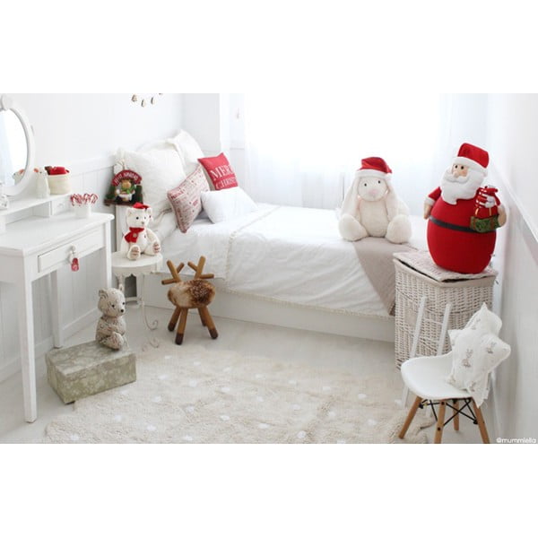 Béžový pratelný ručně tkaný bavlněný dětský koberec 120x160 cm Biscuit Beige – Lorena Canals-image-3