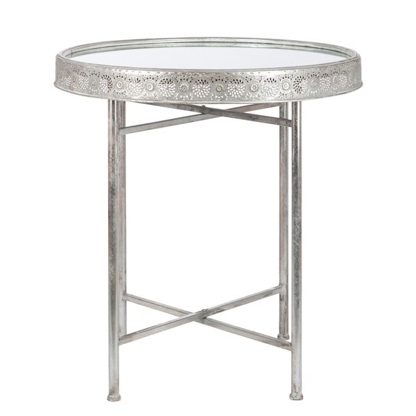 Odkládací stolek Orient, stříbrný