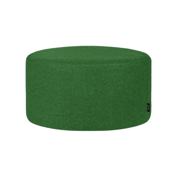 Zelený vlněný taburet Folk – noo.ma