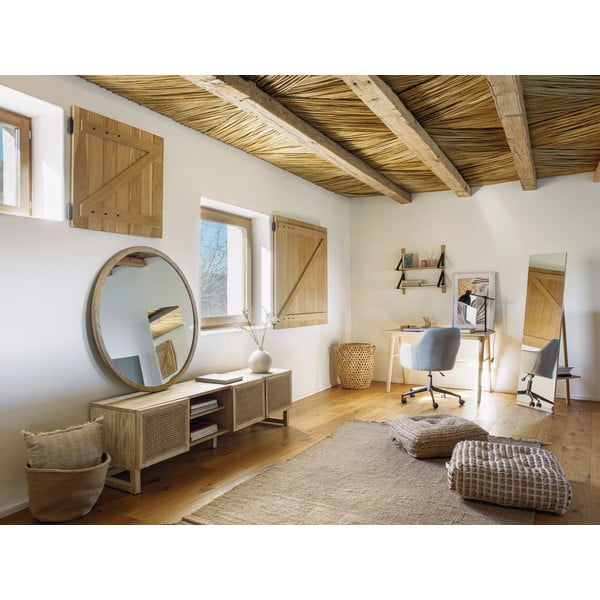 Světle šedá kancelářské židle Kave Home Madina-image-2