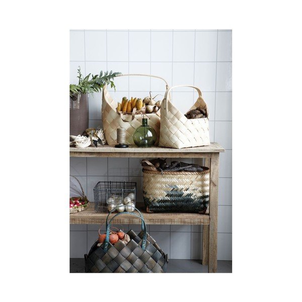Sada 2 dřevěných košíků House Doctor Storage-image-1