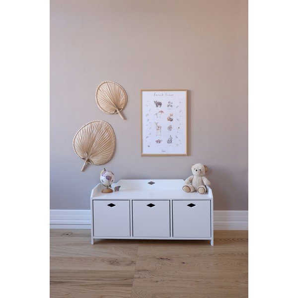 Bílá dětská komoda 99,5x32x48 cm Luca – Cam Cam Copenhagen-image-1