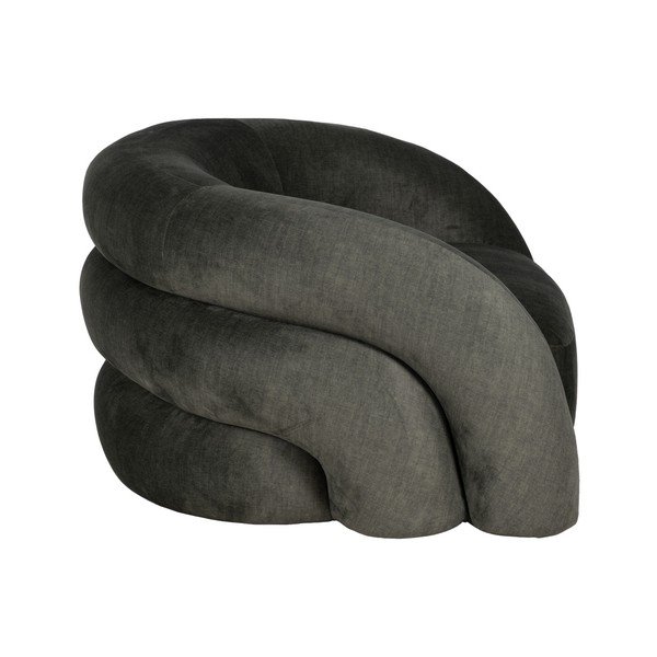 Tmavě zelené sametové křeslo Archie – Ixia-image-2