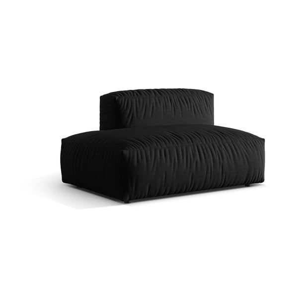 Černý modul pohovky (levý roh) Martina – Micadoni Home-image-2