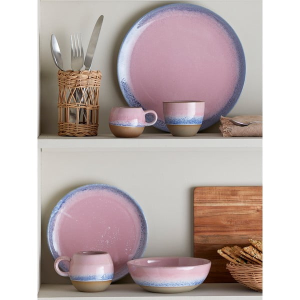 Světle růžový talíř z kameniny ø 26,5 cm Paula – Bloomingville-image-1