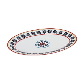 Porcelánový servírovací talíř Villa Altachiara Gardeny, 29,5 x 21 cm