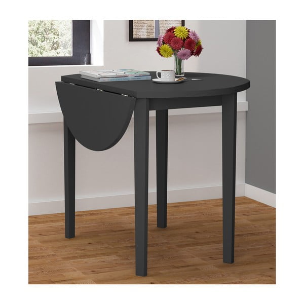 Bílý skládací jídelní stůl Støraa Trento Quer, ⌀ 92 cm-image-2