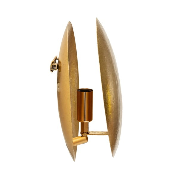 Nástěnné svítidlo ve zlaté barvě Goldy Round – Mauro Ferretti-image-3