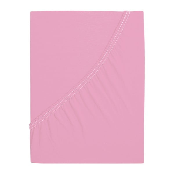 Růžové prostěradlo 90x200 cm – B.E.S.