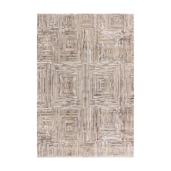 Béžový koberec 80x150 cm Kuza Lines Beige – Asiatic Carpets