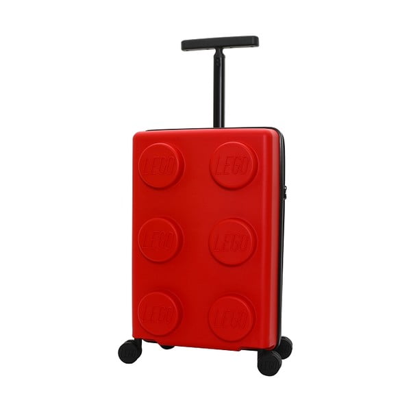 Červený dětský cestovní kufr LEGO® Signature