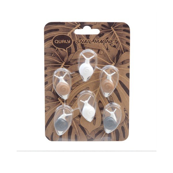 Sada 6 magnetů Qualy&CO Snail