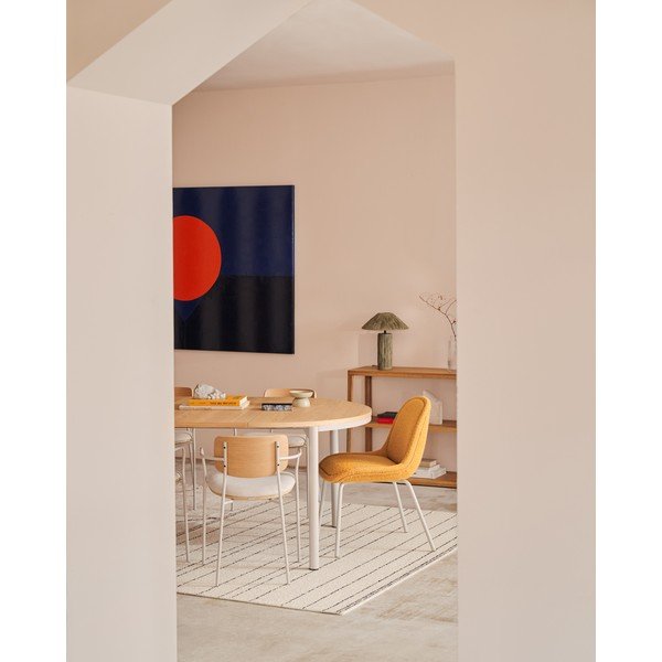 Jídelní židle v hořčicové barvě v sadě 4 ks Aimin – Kave Home-image-4