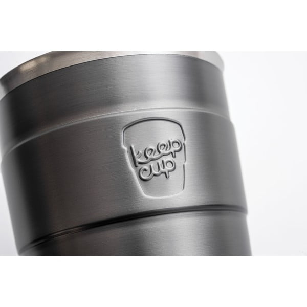 Šedý cestovní hrnek s víčkem KeepCup Nitro Thermal, 340 ml-image-1
