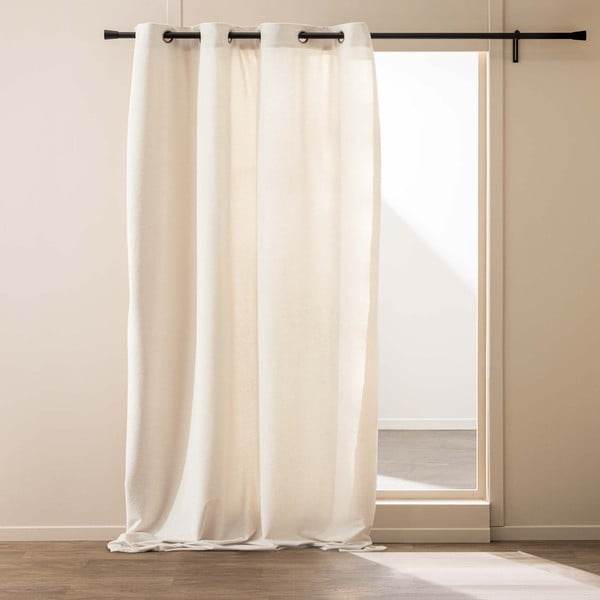 Krémový závěs z materiálu bouclé 140x260 cm Winona – douceur d'intérieur