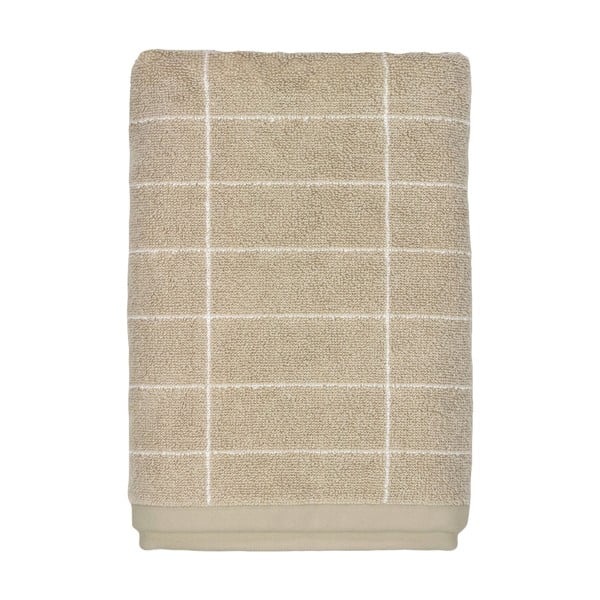 Béžové bavlněné ručníky v sadě 2 ks 40x60 cm Tile Stone – Mette Ditmer Denmark