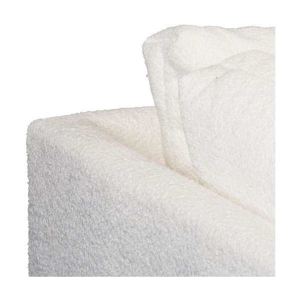 Bílá rohová pohovka z textilie bouclé (levý roh) Ariella – Ropez-image-1