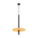Žluté/béžové kovové závěsné svítidlo ø 30 cm Rilu – Sollux